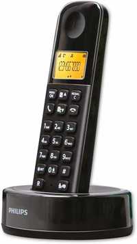 Безжичен стационарен телефон Philips - D1651B/01 – DECT