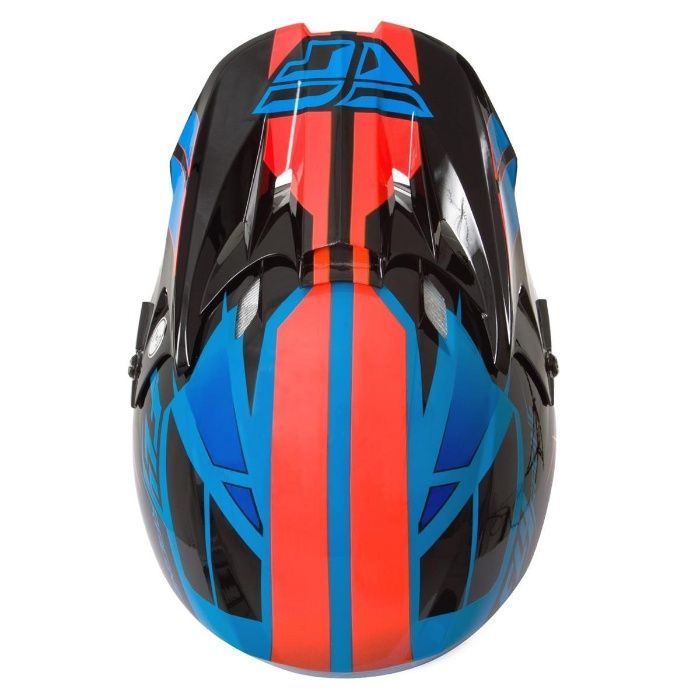 Шок цена!!! fly racing kinetic impulse blue black orange каска крос м