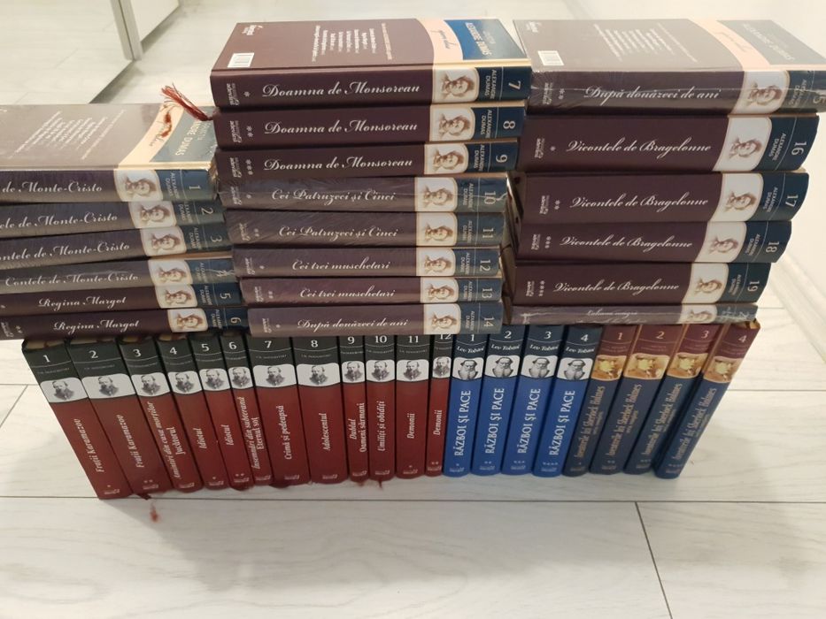 Set Dostoievski,Dumas,Doyle,Tolstoi,Adevărul,Complet,40 vol