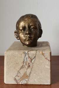 Portret copil bronz