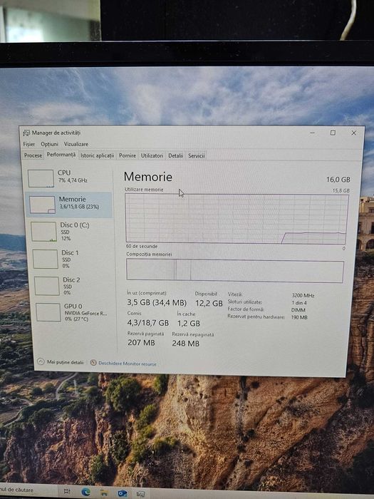 UNITATE PC DESKTOP INTEL I7-12700KF  RTX5060 TI 16GB Zeus Amanet 64496