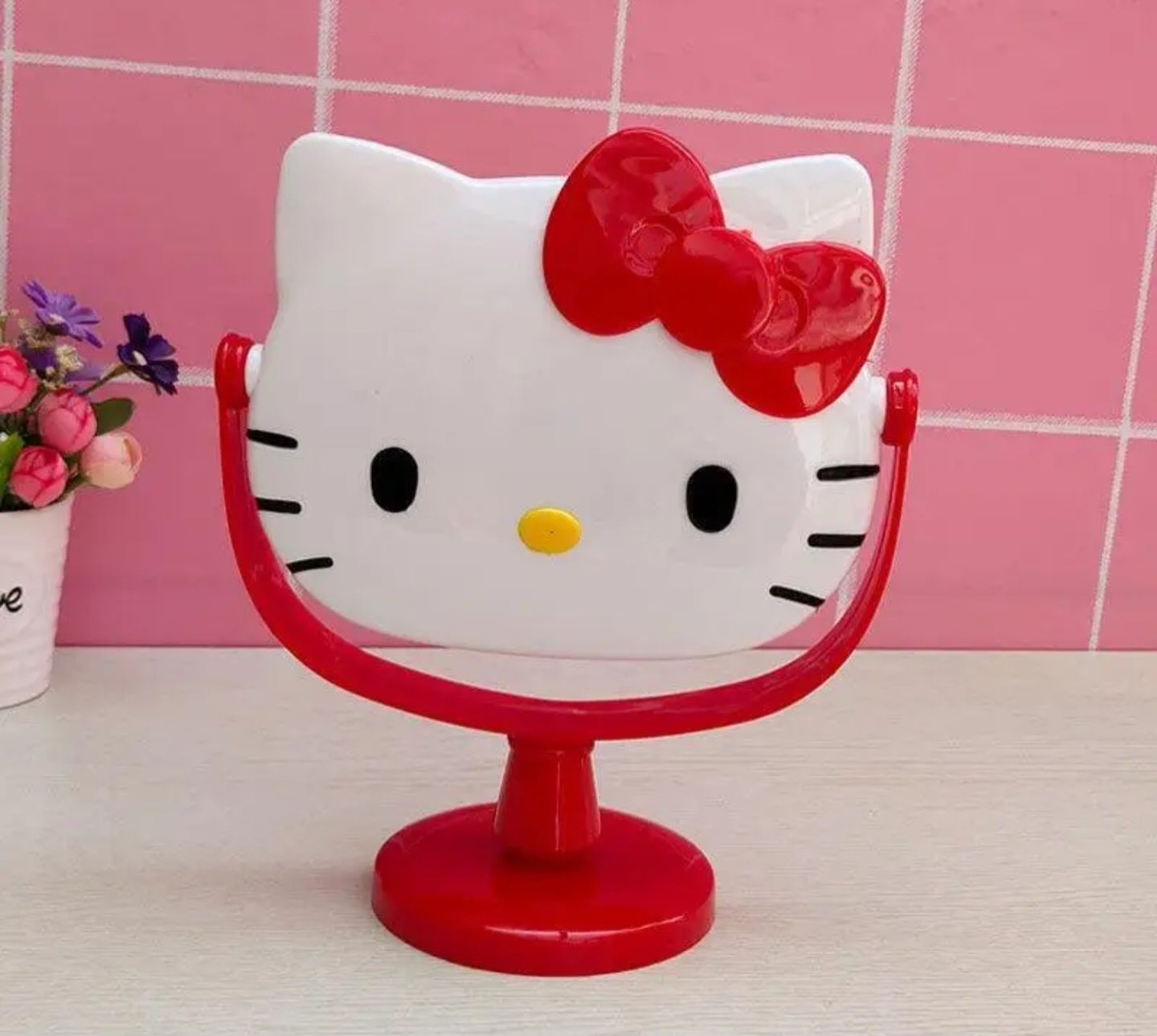 Oglinda cosmetică hello kitty oglinda cu picior pt machiaj