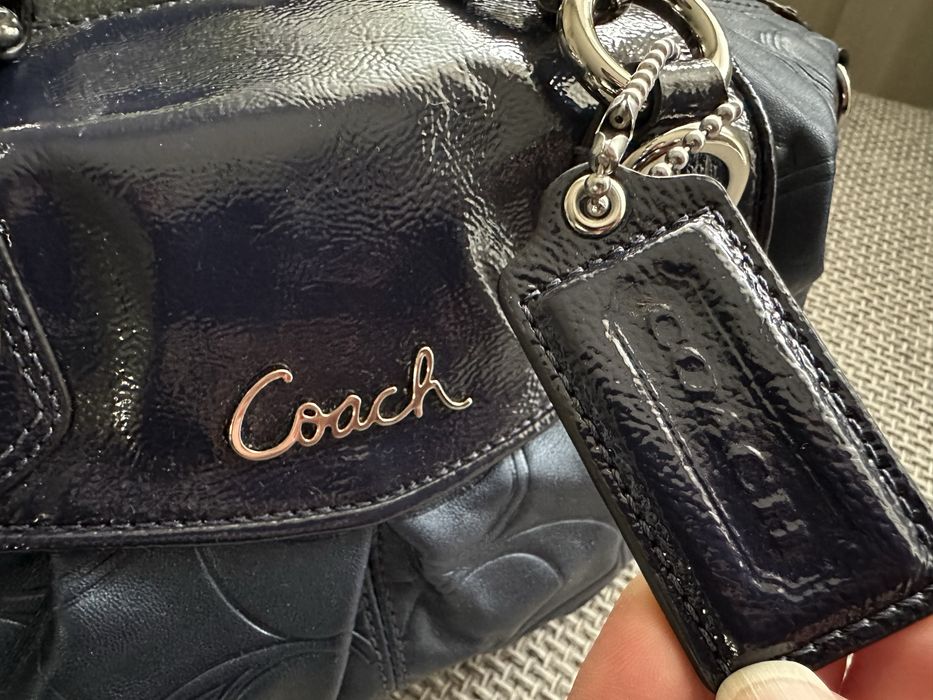 Geanta Coach, noua, editie limitata, bleumarin