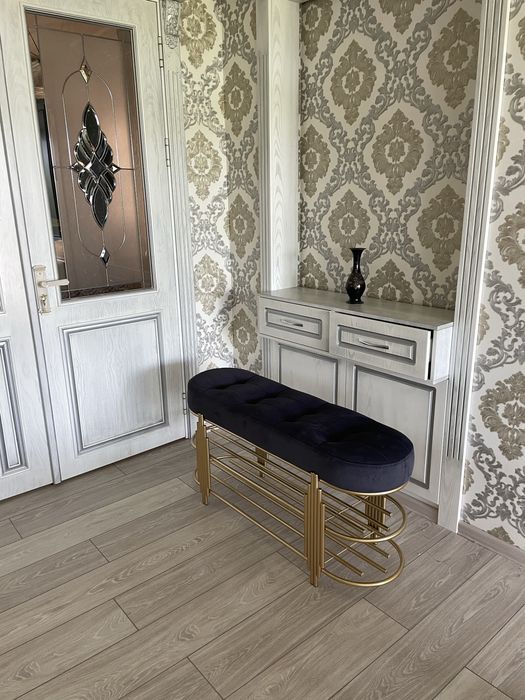 Дизайнерский пуфик. Pufik. Yumshoq mebel. Oyoq kiyim uchun pufik