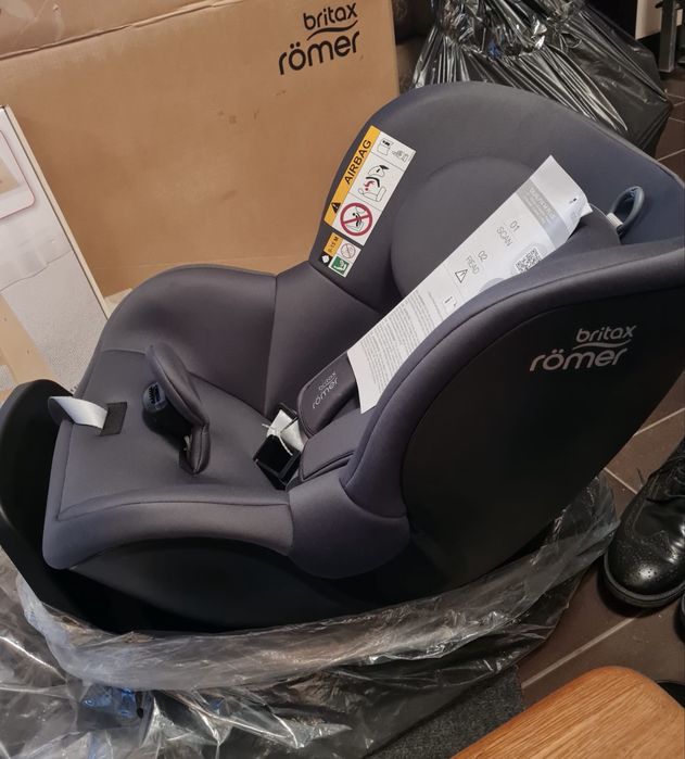 Scaun auto Britax Dualfix M Plus i-size, 61-105 cm, Midnight Grey