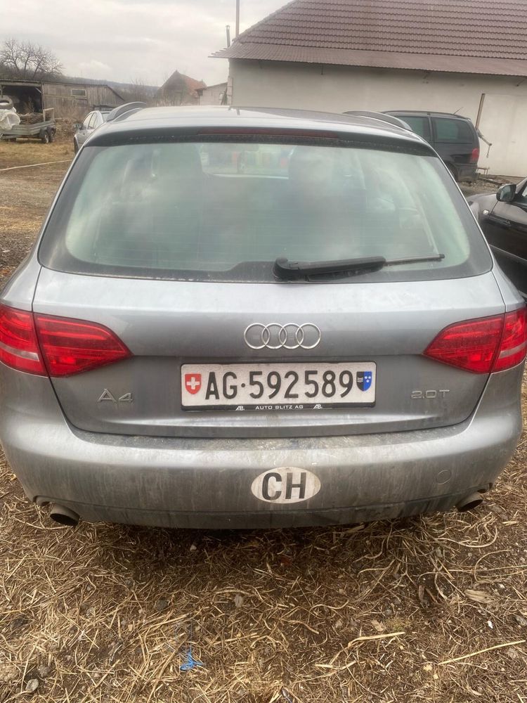 Bara spate cu doua iesiri audi a4 b8 nonfacelift