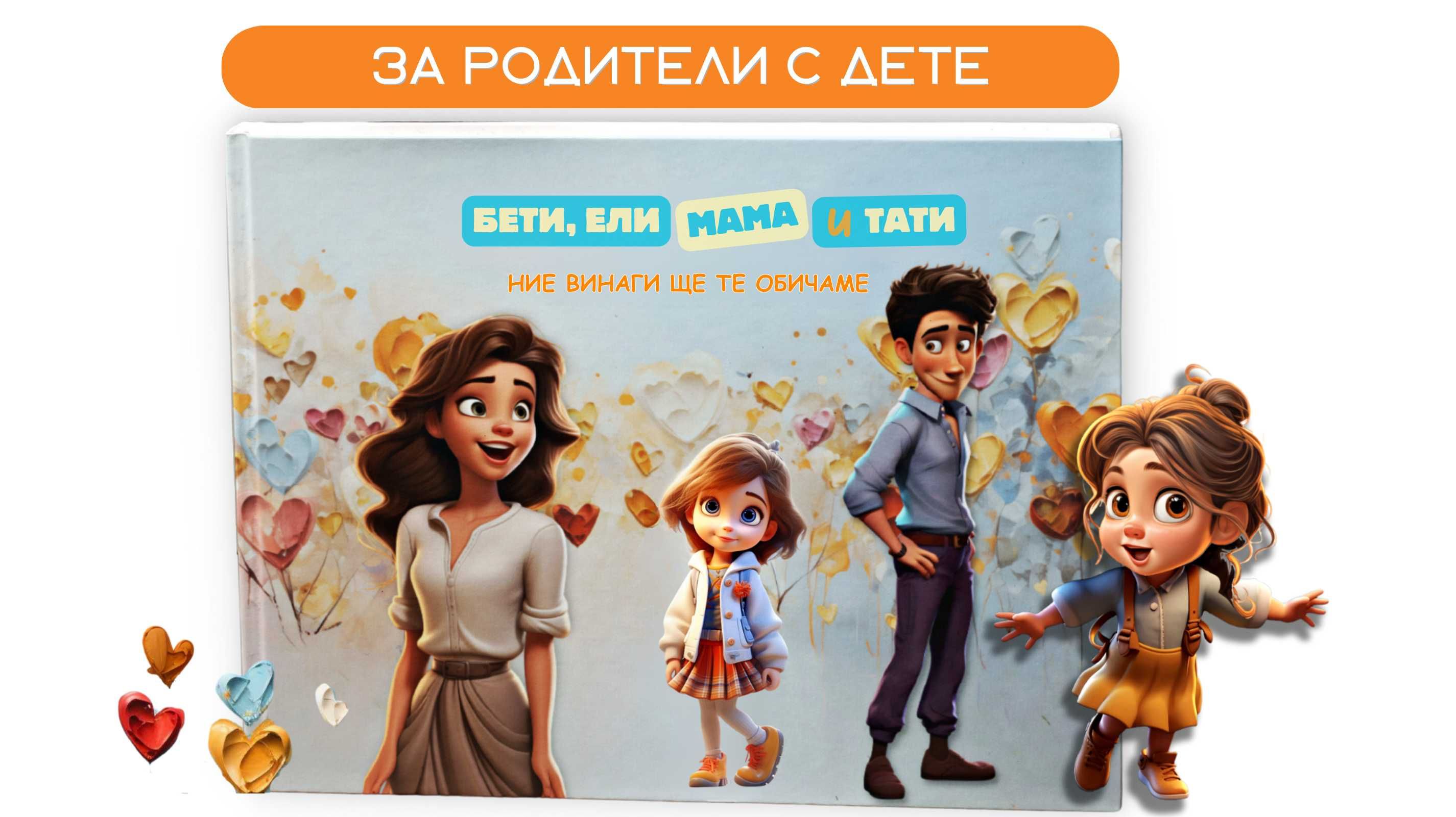 Персонализирана Детска Книжка - Вашето Дете е Главен Герой - Родители