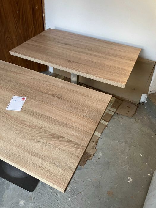 Vand 2 mese cu picior de inox 110 x 70 cm