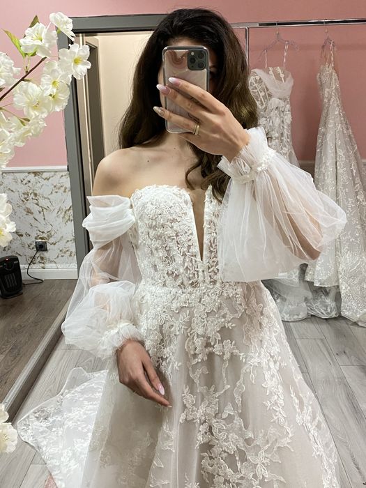 Булчинска рокля на разпродажба