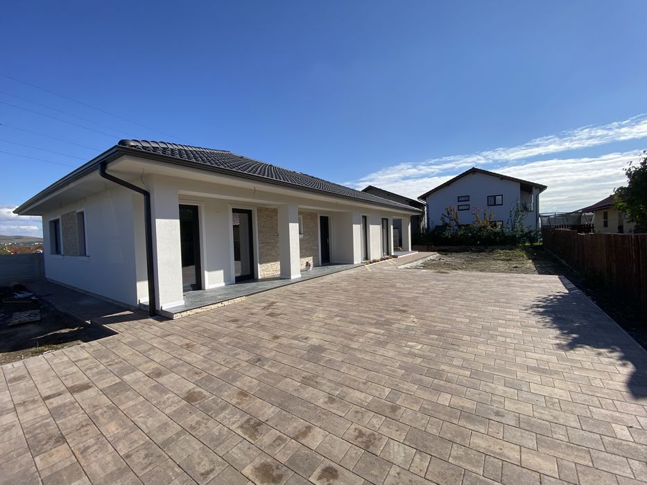 Casa individuala parter proiect deosebit teren 500 mp,  116 mp utili