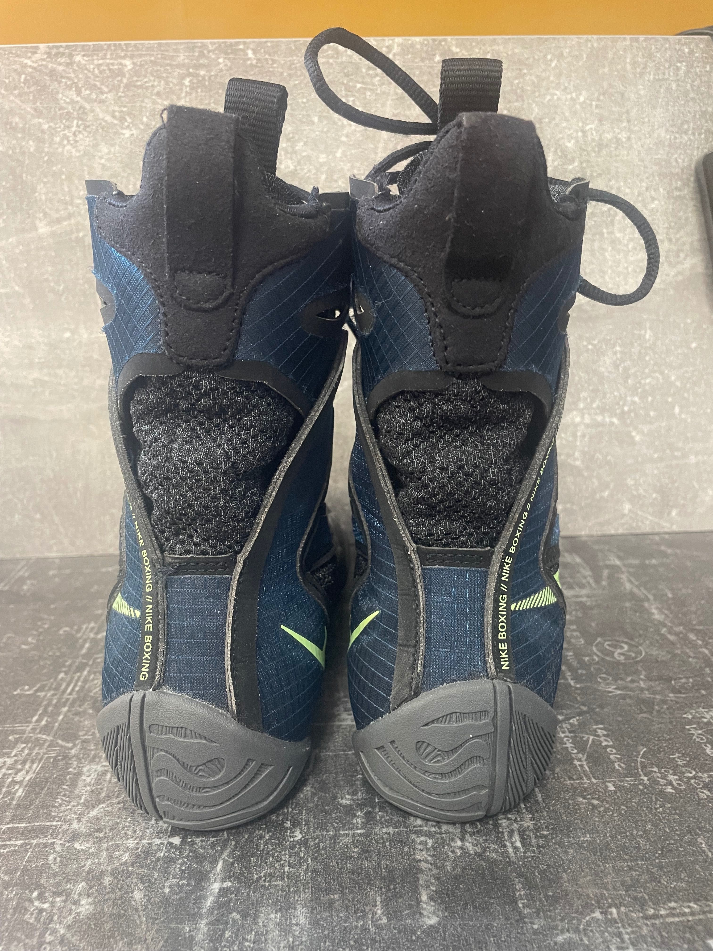 Боксови обувки Nike Hyperko 2 черно/металическо хладно сиво/синьо