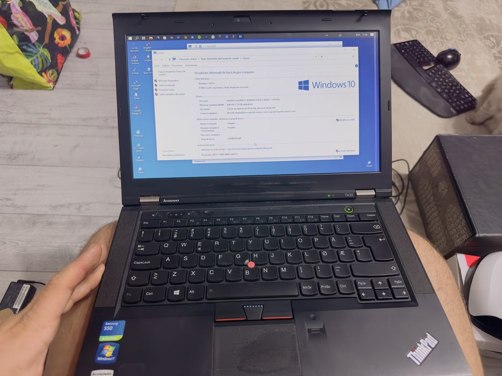 Lenovo t430 i7 -3630qm 500 gb ssd 8 gb ram