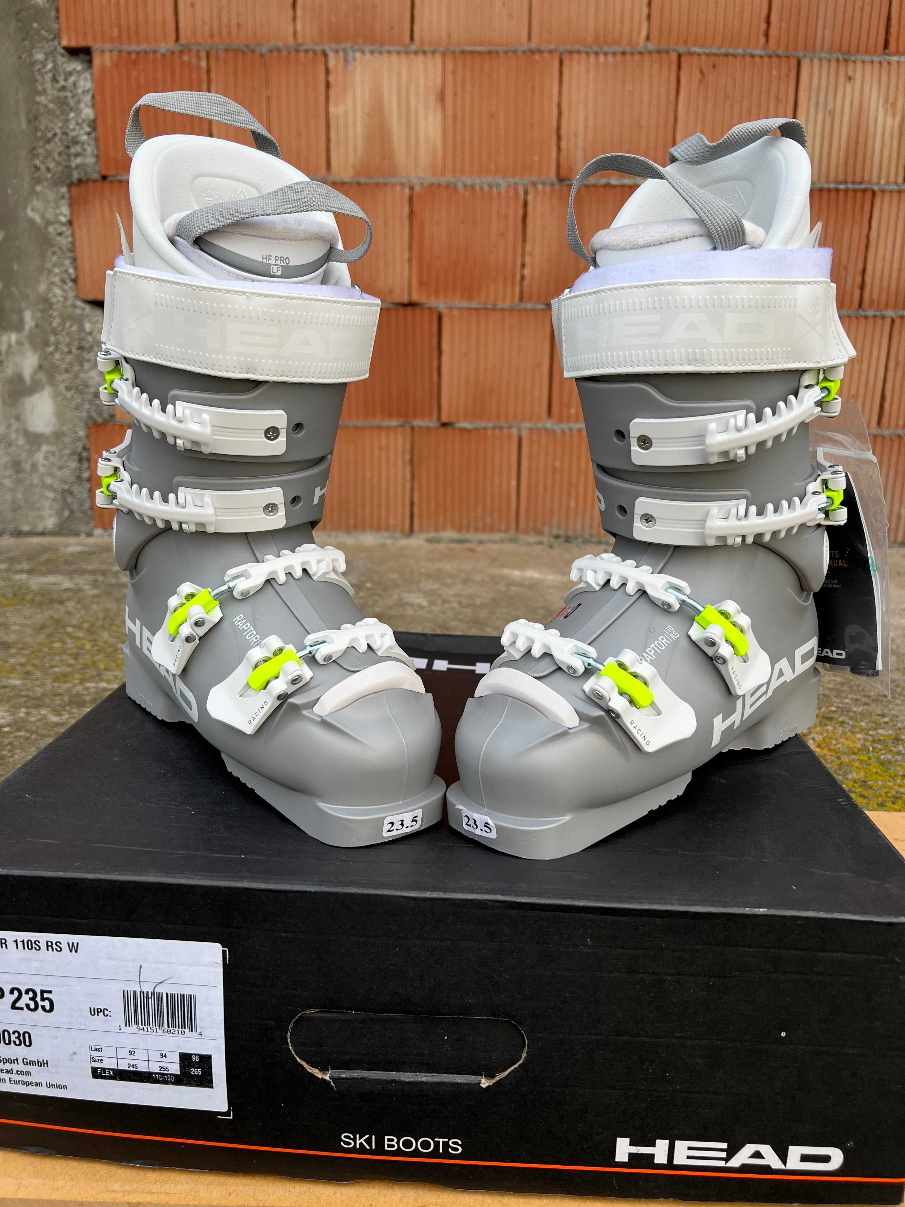 clapari noi head raptor 110s rs w grey mondo 23,5 europa 37,5