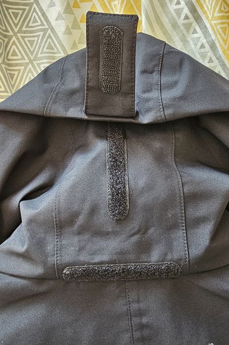 Jachetă Jack Wolfskin 3 în 1, neagră, M, ca nouă, polar detașabil