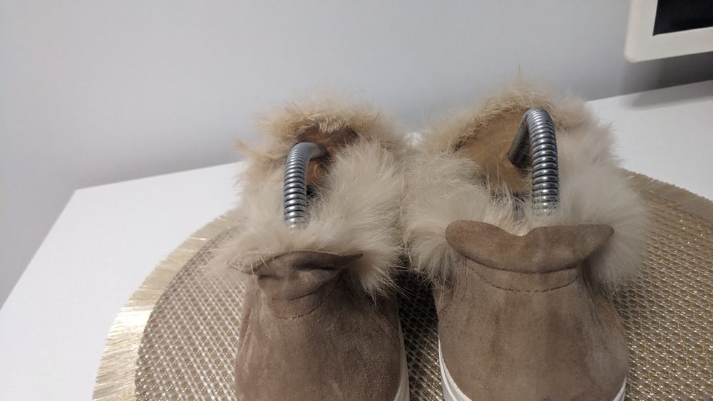 rashel&zoe incaltaminte blana naturala plus lana 42