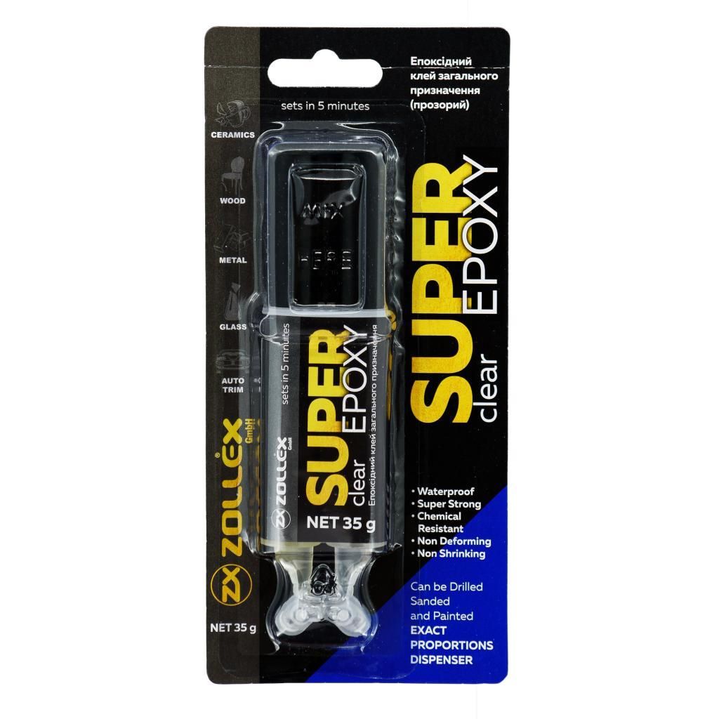лепило zollex  super epoxy 35g (clear) многофункционално cl-300, ...