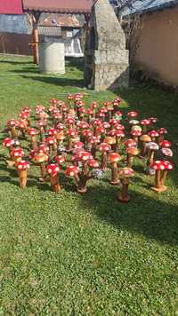 decorațiuni grădină, ciupercuțe ornament