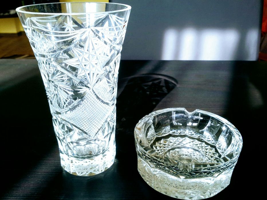 Cristal set , gravat manual.