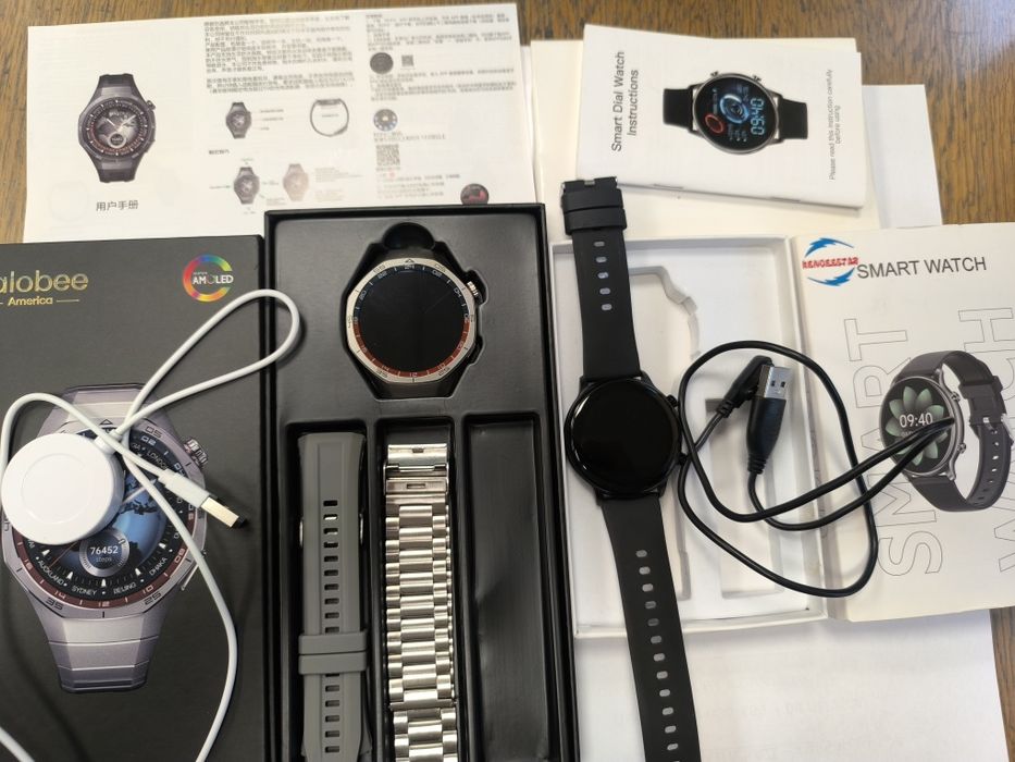 Два смарт часовника и телефон Nokia 8210 4G