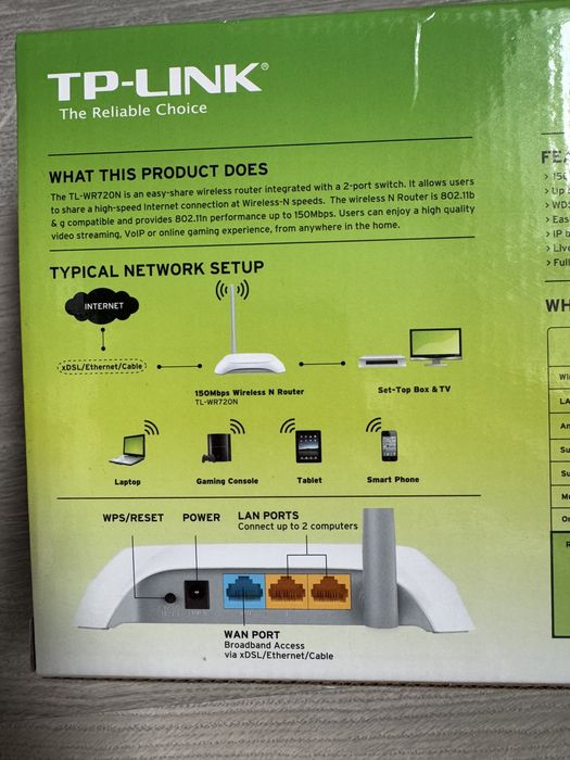 Router Wireless TP-LINK TL-WR720N