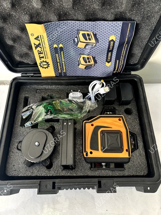 Бепул доставка лазерный уровень лазер оригинал TEXA 4D 360⁰ новый