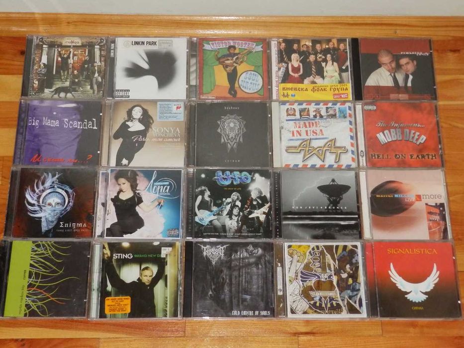 Оригинални Метал, Рок, Джаз, Поп и други CD-та, DVD и видеокасети