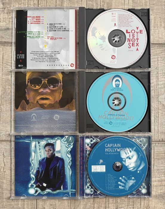 Cd-uri eurodance 90’s - Captain Hollywood Project/Reel 2 Real/ Quartz