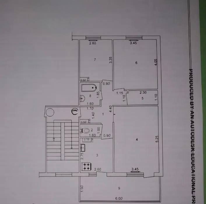 Продается 3ком квартира.Карасу 6