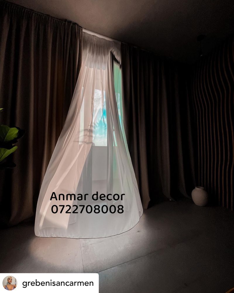 Perdele * diferite materiale si culori • Anmar decor