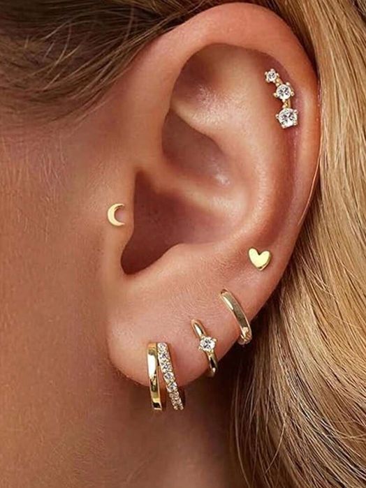 Cerceii suflați cu aur din zirconiu