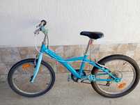 Bicicleta de copii 8-11 ani albastra ,frane bune ,6 viteze,.