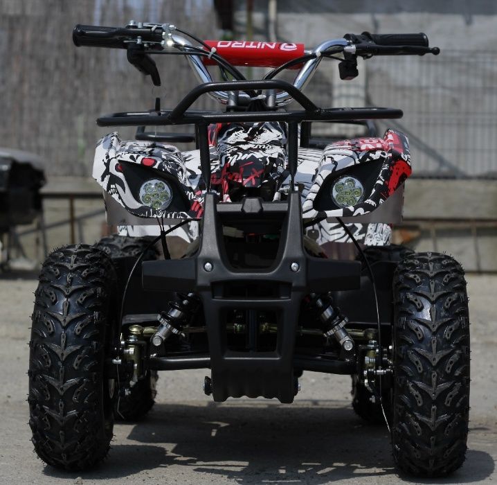 ATV electric pentru copii NITRO Torino Quad 1000W 48V GRAFITI #ALB