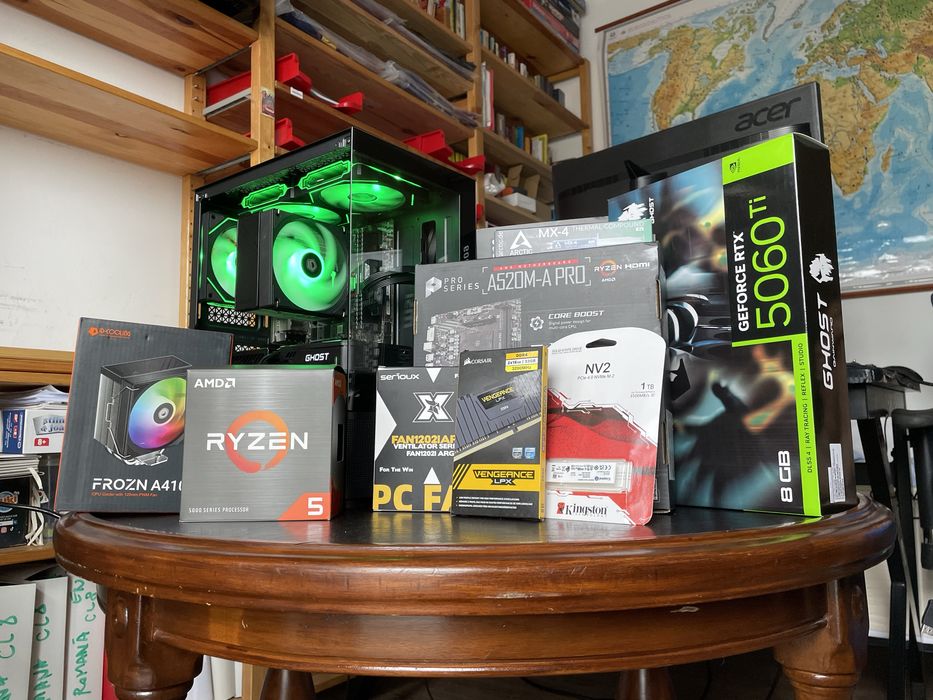 ‼️OFERTA‼️Pc Gaming Rtx 5060Ti | Ryzen 5600X | 1Tb Ssd 32 Gb Ram|Win11