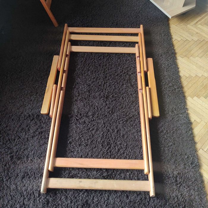 Дървен стол/шезлонг, сгъваем, 3 позиции, за градина/тераса/басейн- 2бр