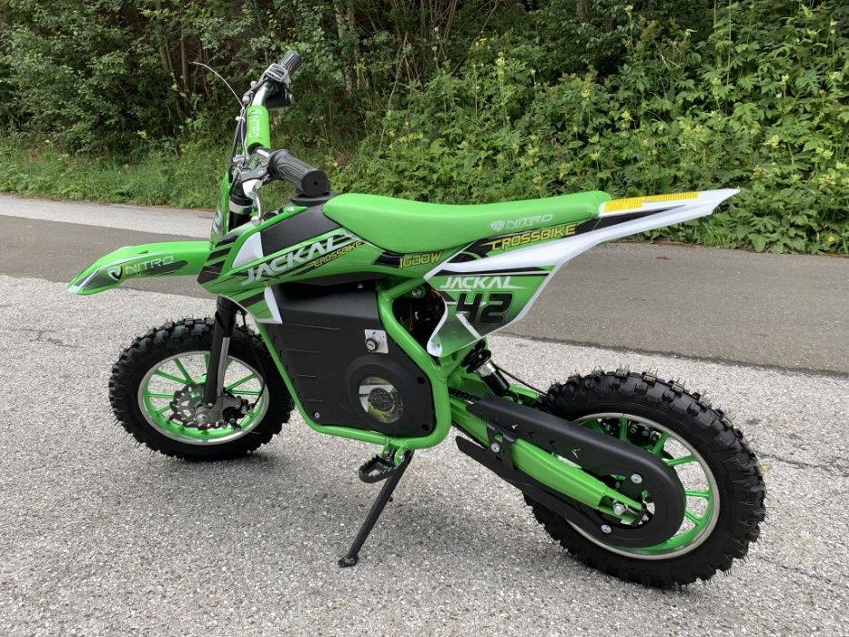 Motocicleta electrica pentru copii Eco Jackal 1000W Jackal #Verde