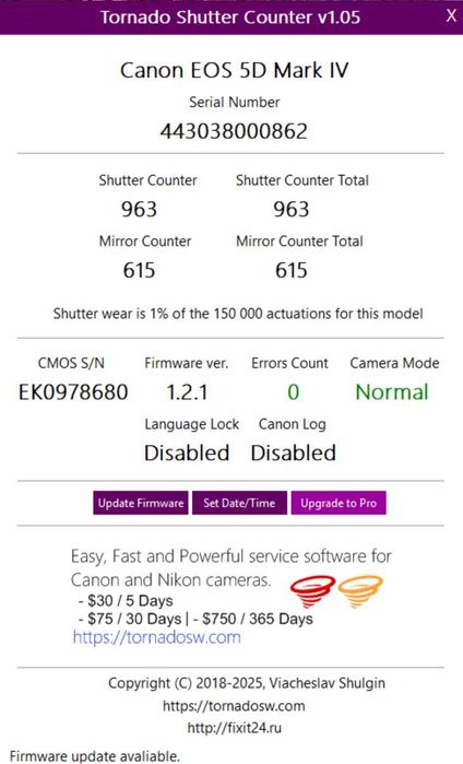 Aparat foto Canon EOS 5D Mark IV ca nou (1000 cadre)