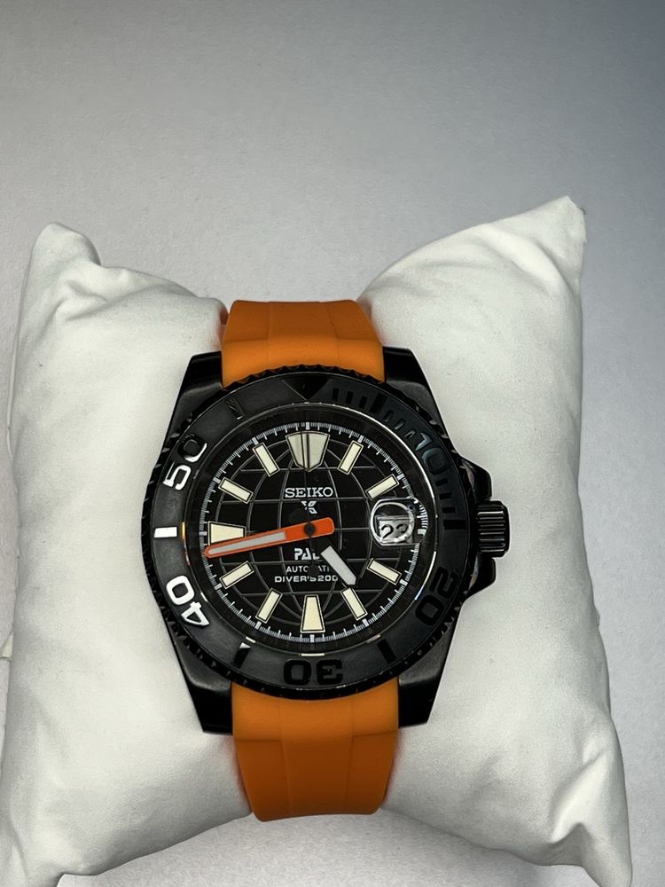 Автоматичен часовник Seiko MOD nh35 orange juice