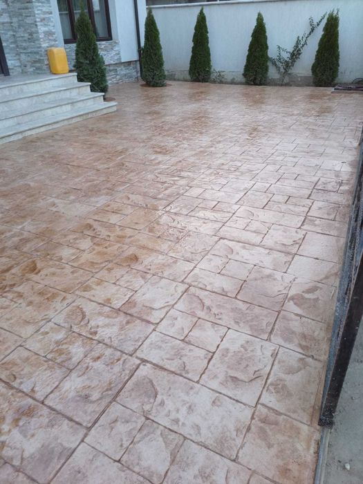 Beton amprentat  si elicopterizat