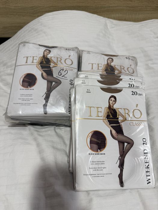 Капроновые колготки и чулки Teatro