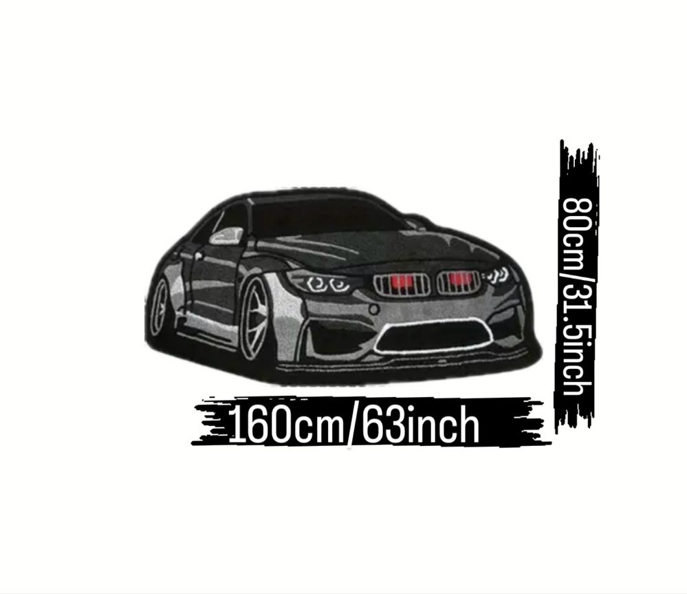 Килим BMW – 160x80 см | Идеален за стая, гараж или подарък