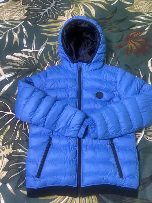 Зимно дебело яке в кралско синьо