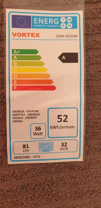 Televizor marca Vortex,diagonala 81