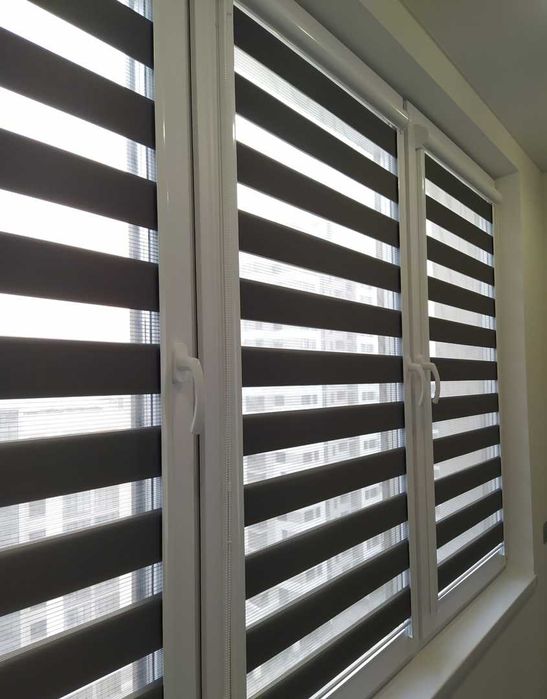 Жалюзи! Ролл-шторы, день-ночь (зебра), blackout жалюзи, рольшторы