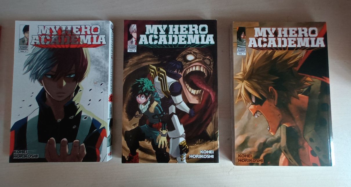 Манга My hero academia vol. 1-7