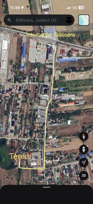 Teren Slatioara 711 mp