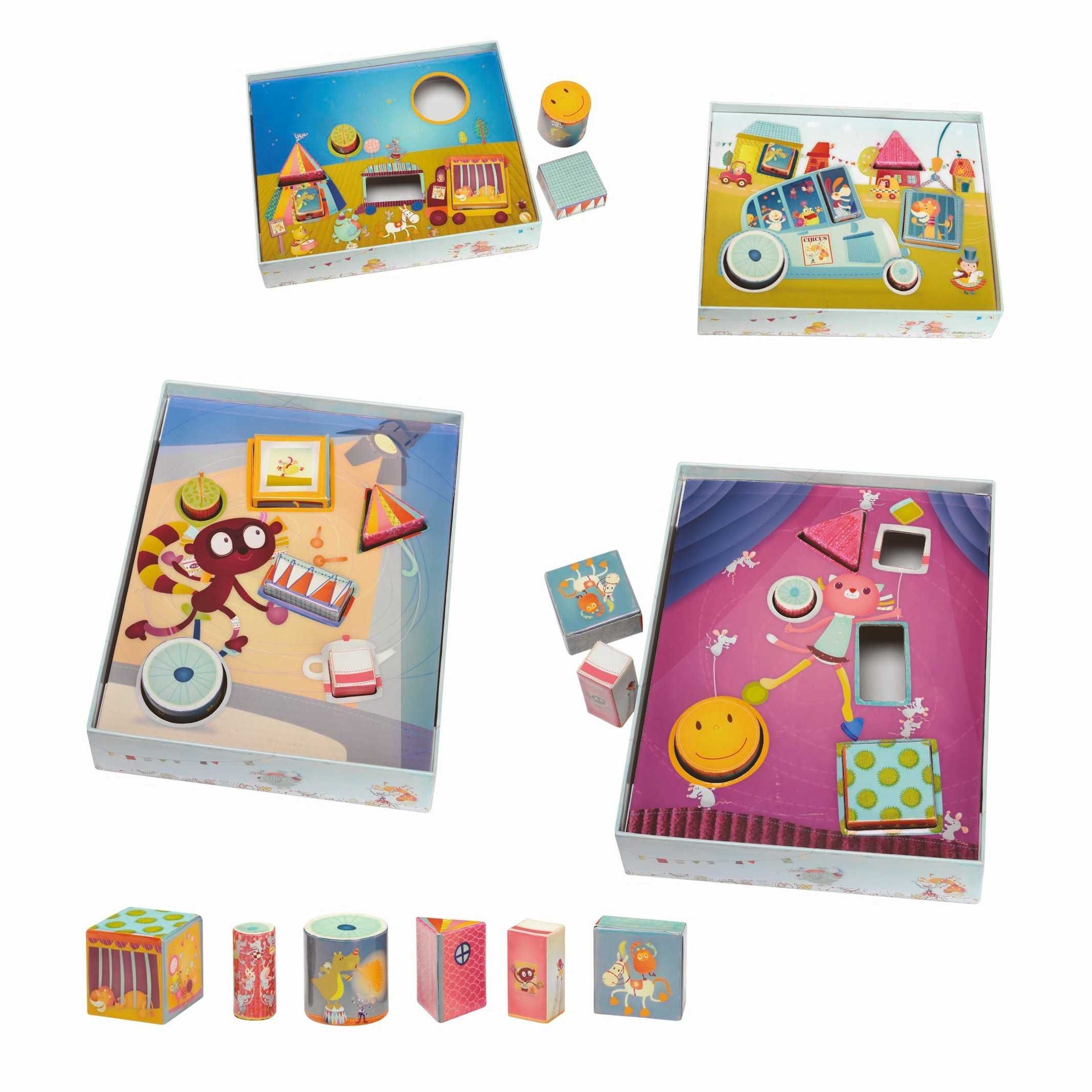 Joc bebe copii 2+ Lilliputiens puzzle forme geometrice