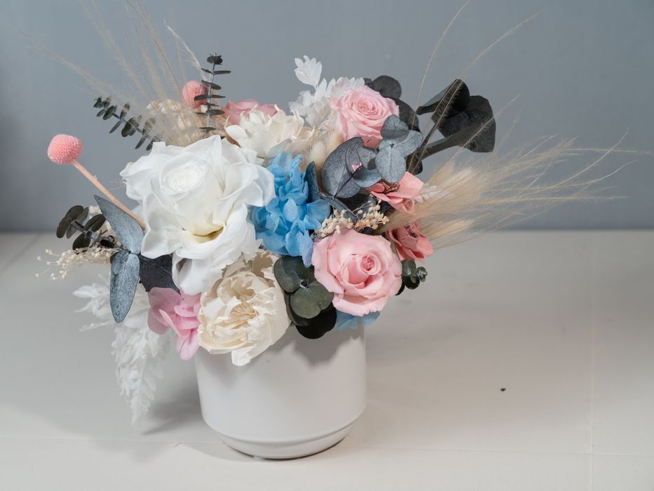 Aranjamente florale din flori criogenate