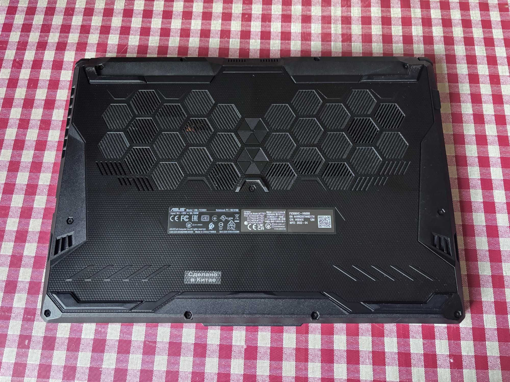 Asus TUF F15. Core i5 11400h. RTX 3050. Ram16gb. Ssd 512gb