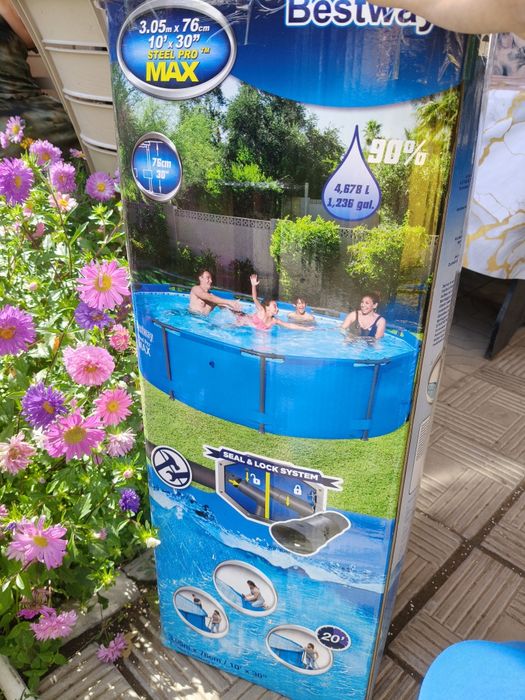 Бассейн Bestway steel pro max 305x305x76 см