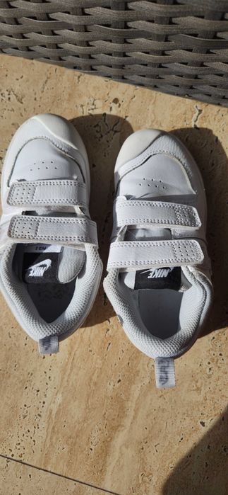 Pantofi din piele cu velcro Pico 5, Alb, 26 EU